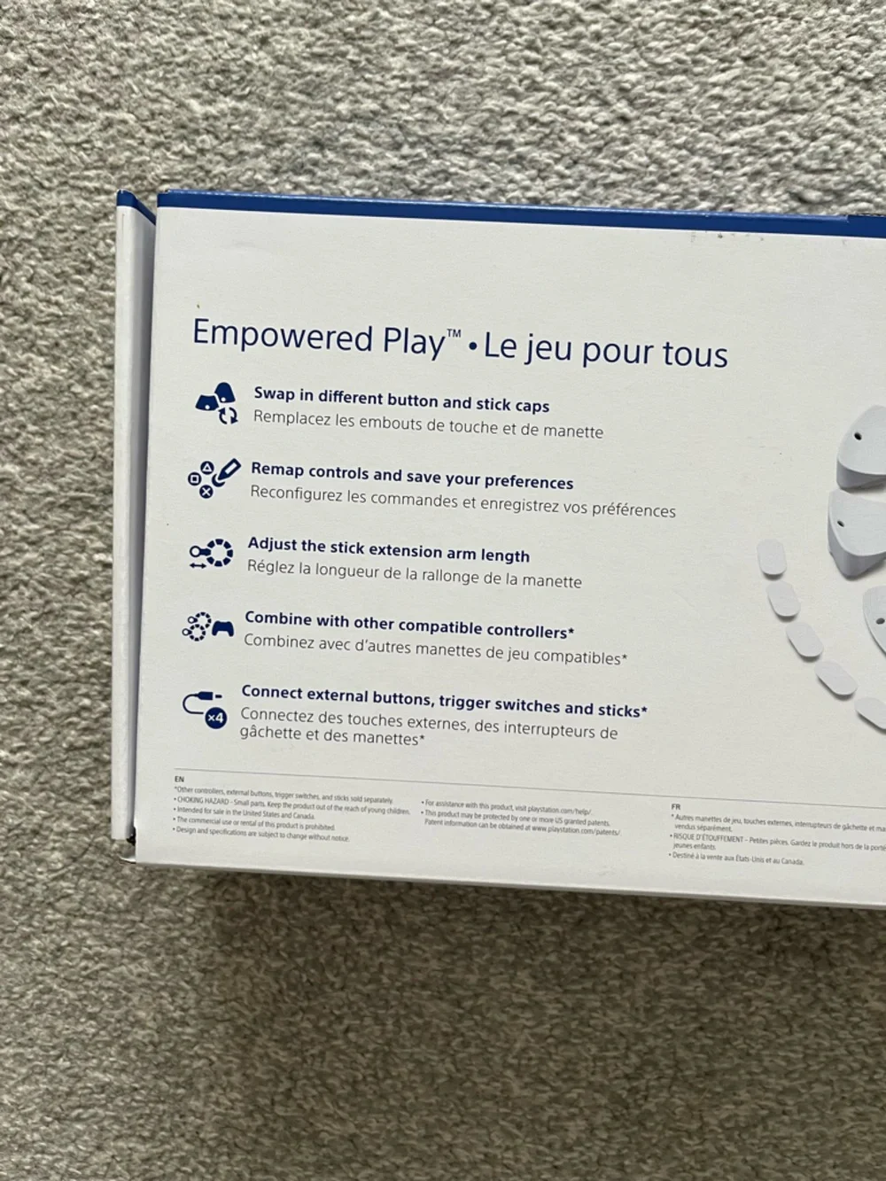 NWT Sony Access Controller in White and Black